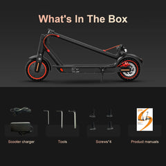 HEZZO 36v 350W 10.4Ah 15.6MPH Electric Scooter Adult HS-04Pro 8.5" Self-Balance Folding Kick Escooter Smart App