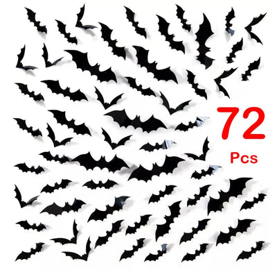 3D Wall Bat Stickers Halloween Decoration