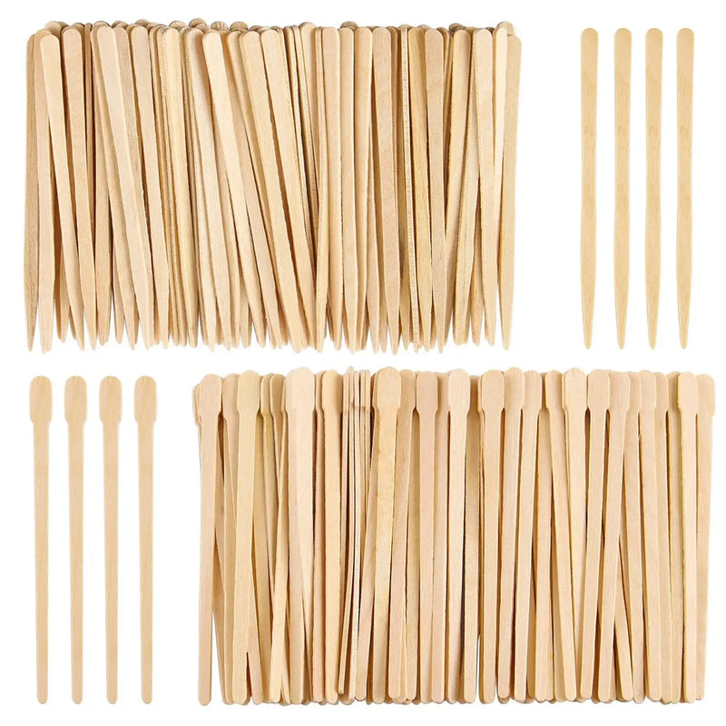 Wooden Hair Wax Sticks