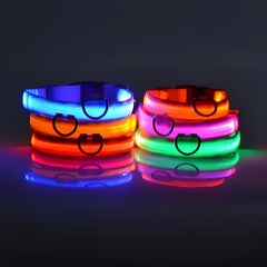 Nylon LED Dog Collar