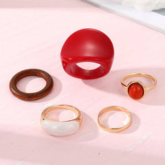 Retro Rings Set