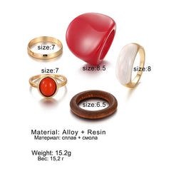 Retro Rings Set