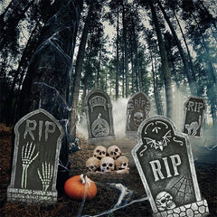 Foam Skeleton Tomb Halloween Decorations