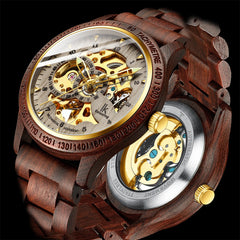 Wooden Mechanical Watch